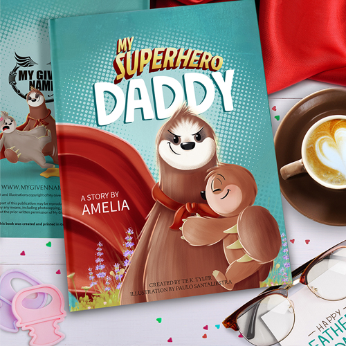 Personalised 'My Superhero Daddy' Keepsake book