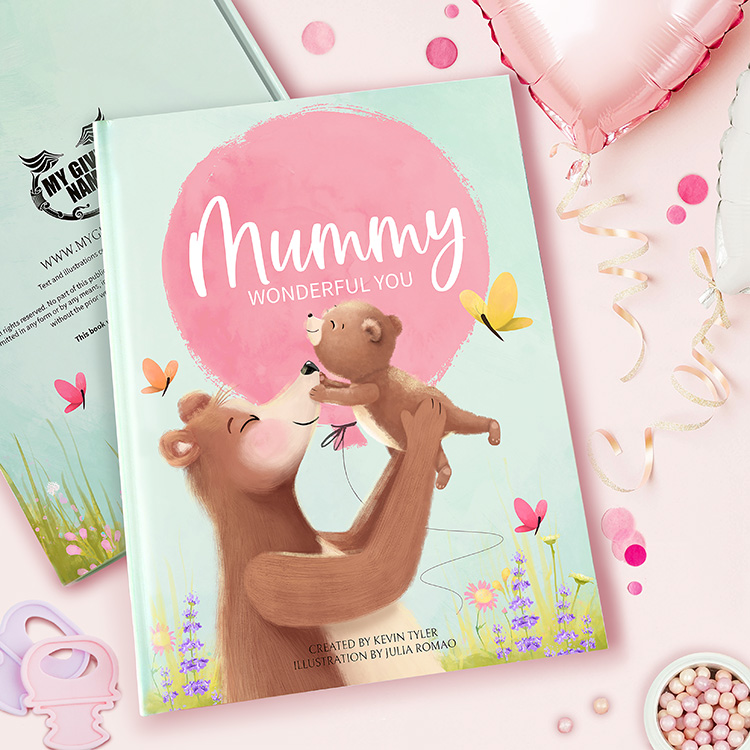 Personalised Mummy 'Wonderful you' Keepsake book