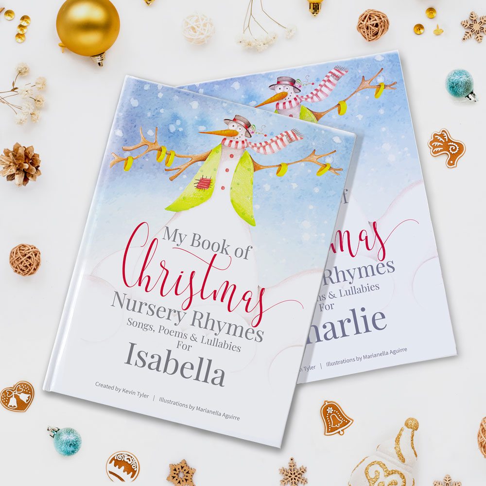 Personalised Christmas Nursery Rhymes book