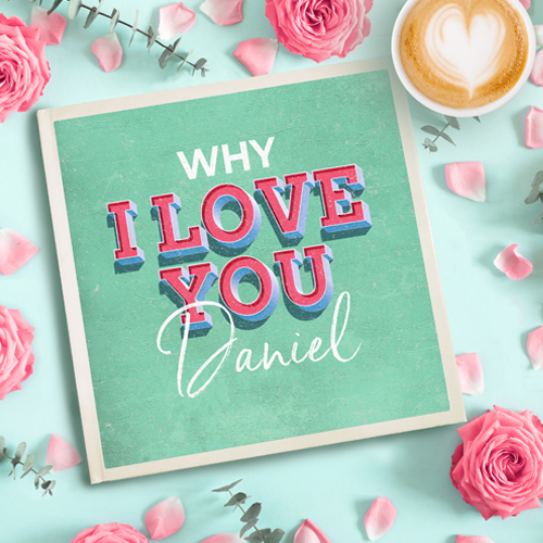 Personalised Valentines book