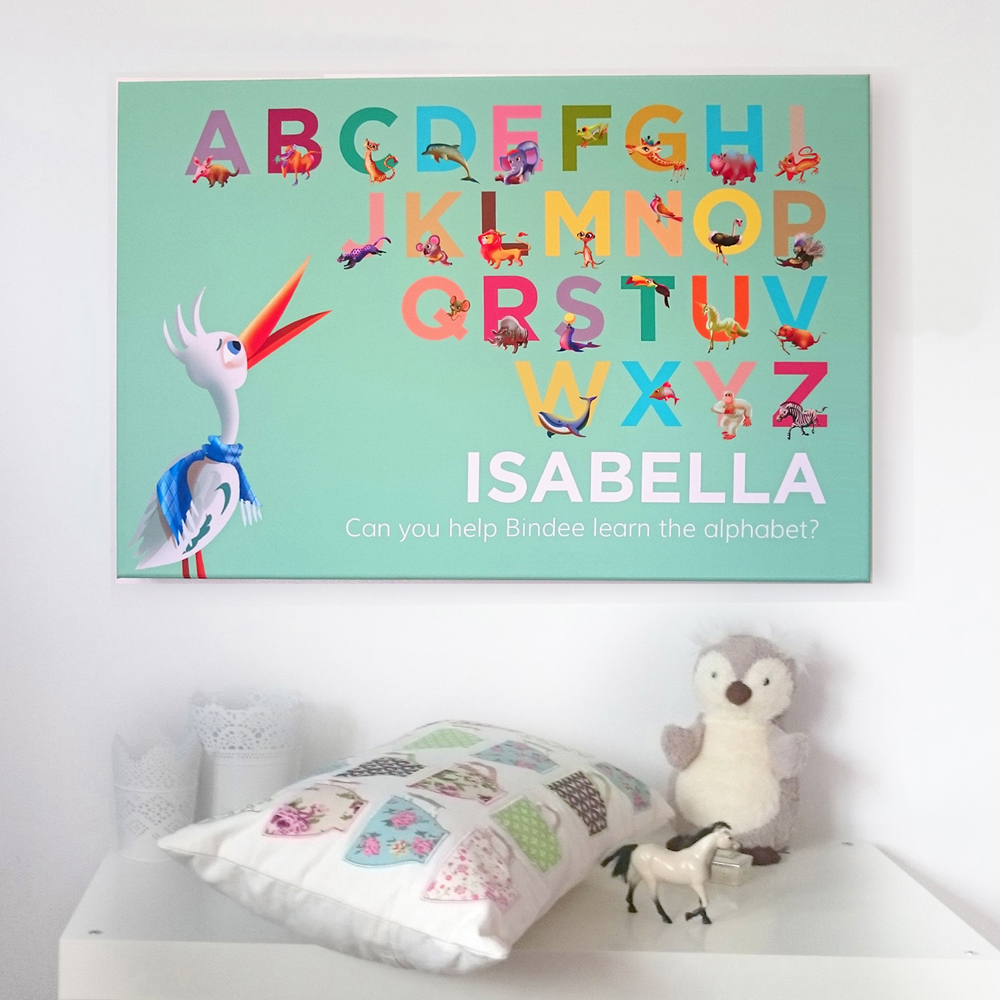 Personalised Alphabet Canvas